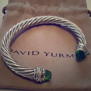 David Yurman Peridot Diamond Bracelet